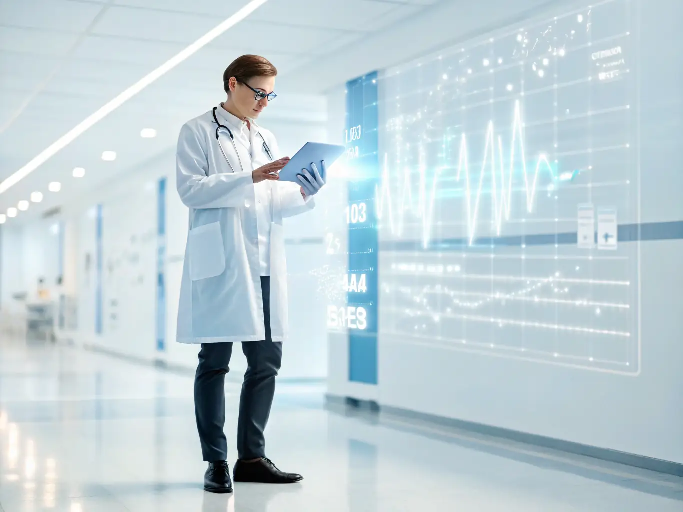 A visual representation of Nymara's predictive modeling capabilities, illustrating its ability to forecast patient outcomes and personalize treatment plans.